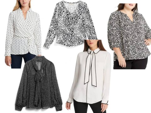 5 Workwear Blouses to Wear with Black Pants