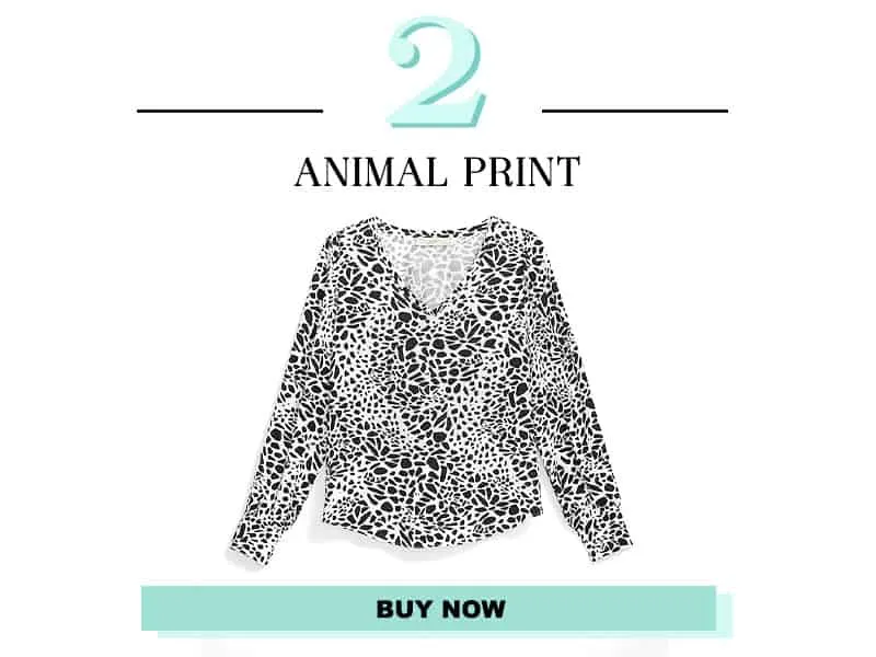 Animal Print Shirt from LOFT