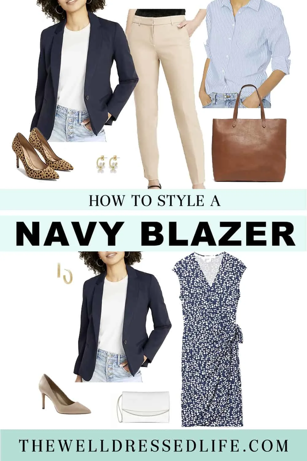 How to Style A Navy Blazer for Spring