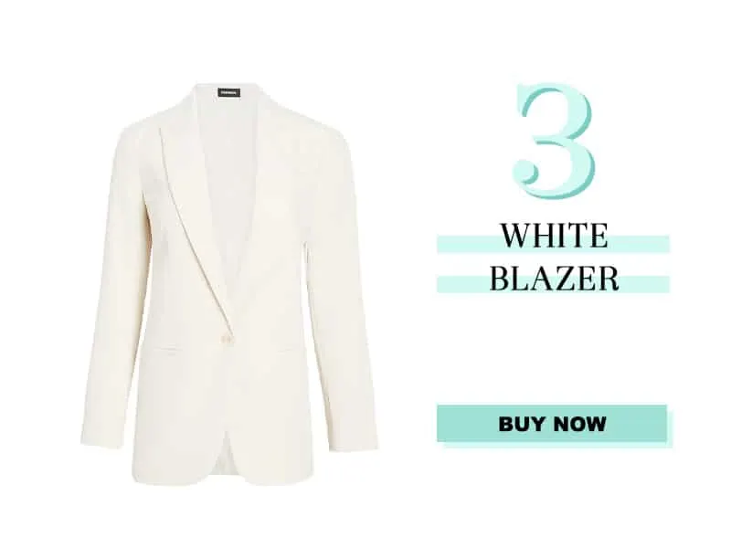 Express White Blazer