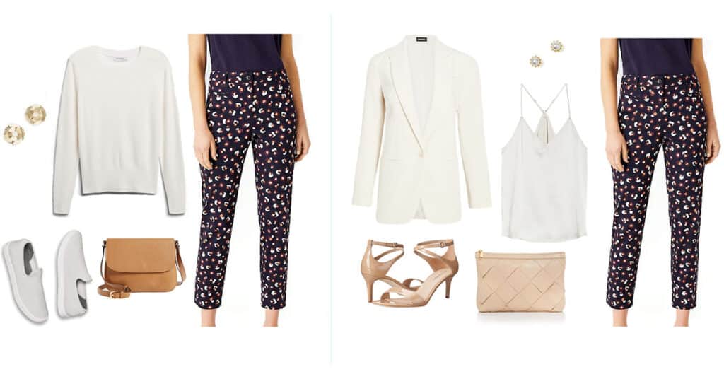 Printed Pants from Ann Taylor
