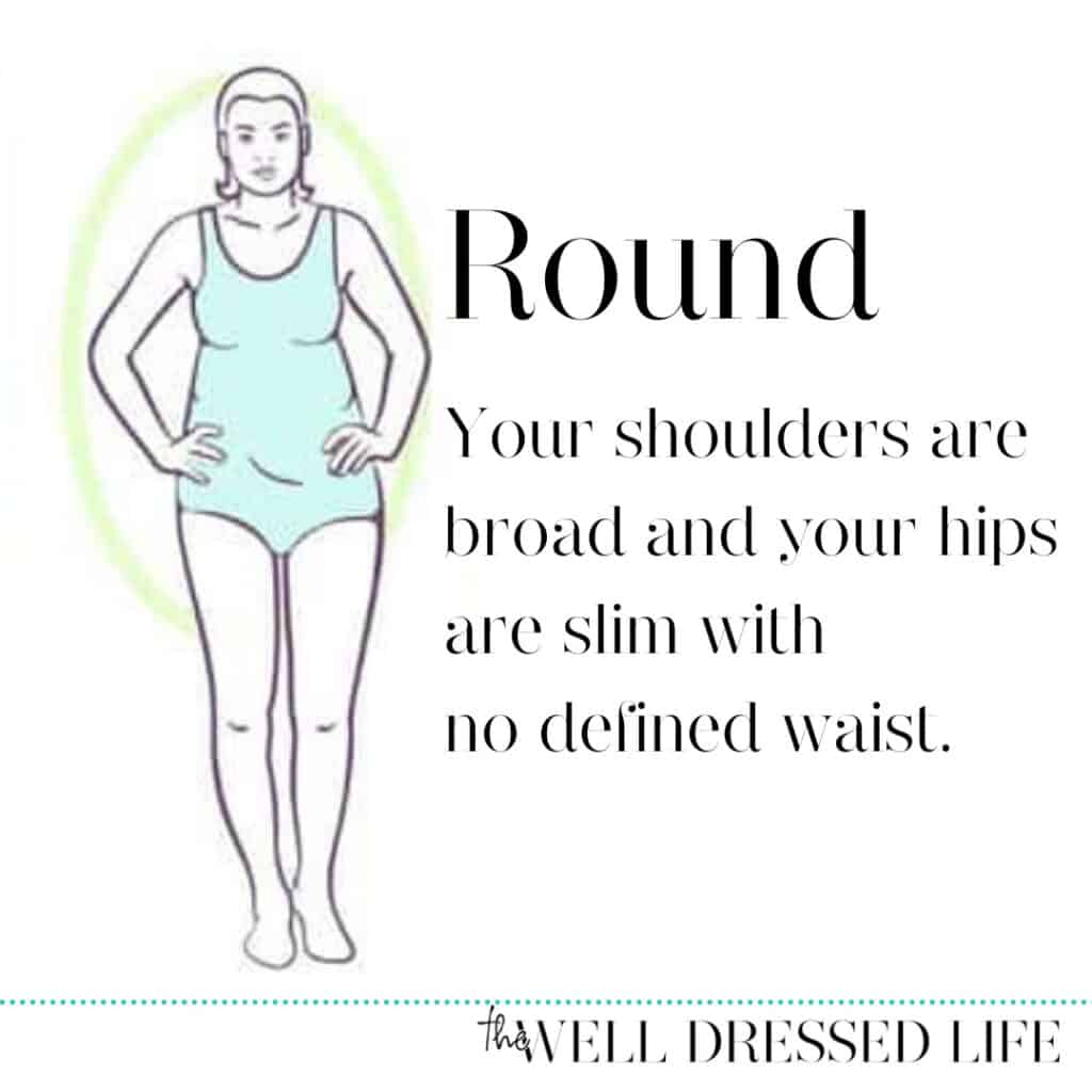 How to Dress a Round Body Type