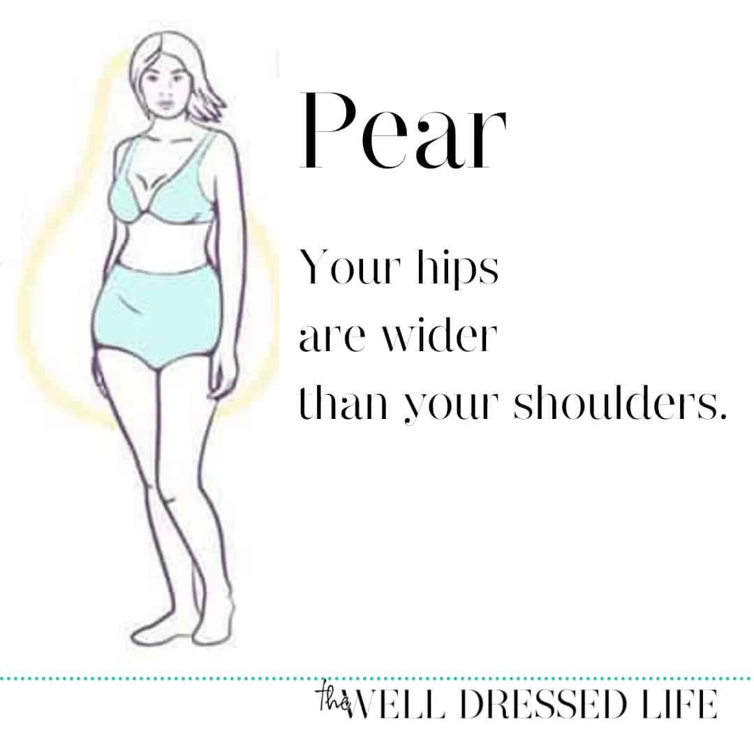 BODY TYPES AND TIPS: The pear