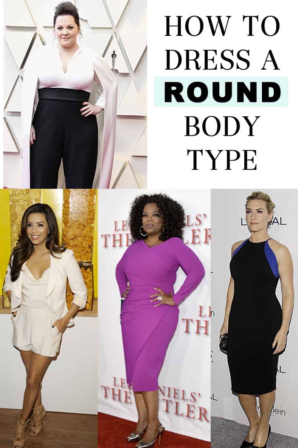 Dresses for round cheap body type