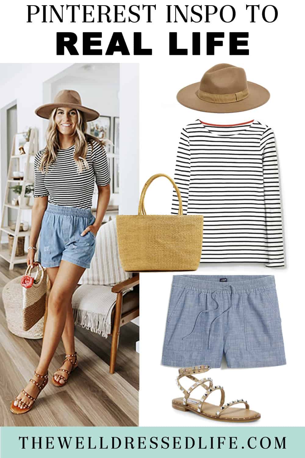 Pinterest in Real Life: Making Shorts an Outfit