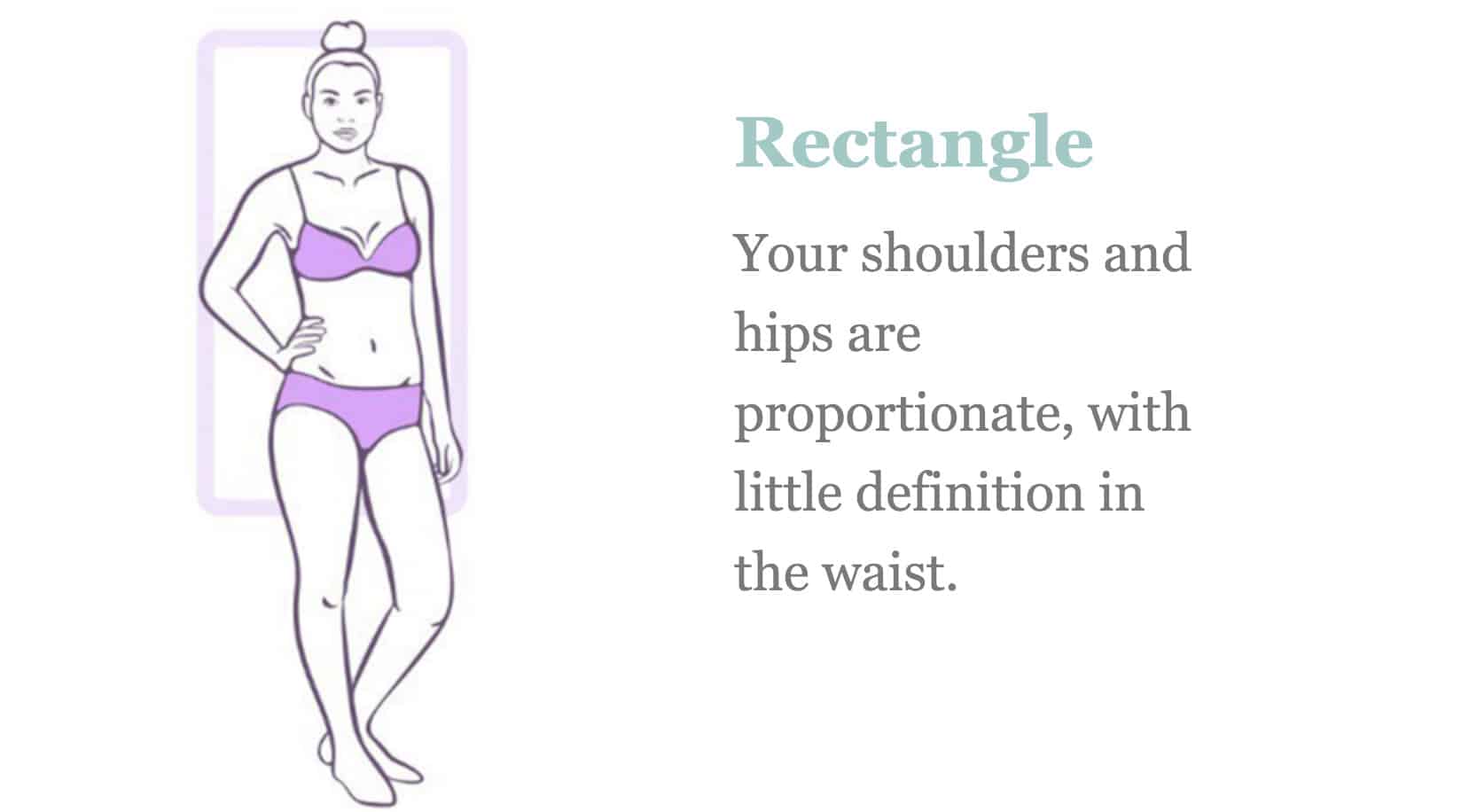 how to dress if you have a rectangle shape