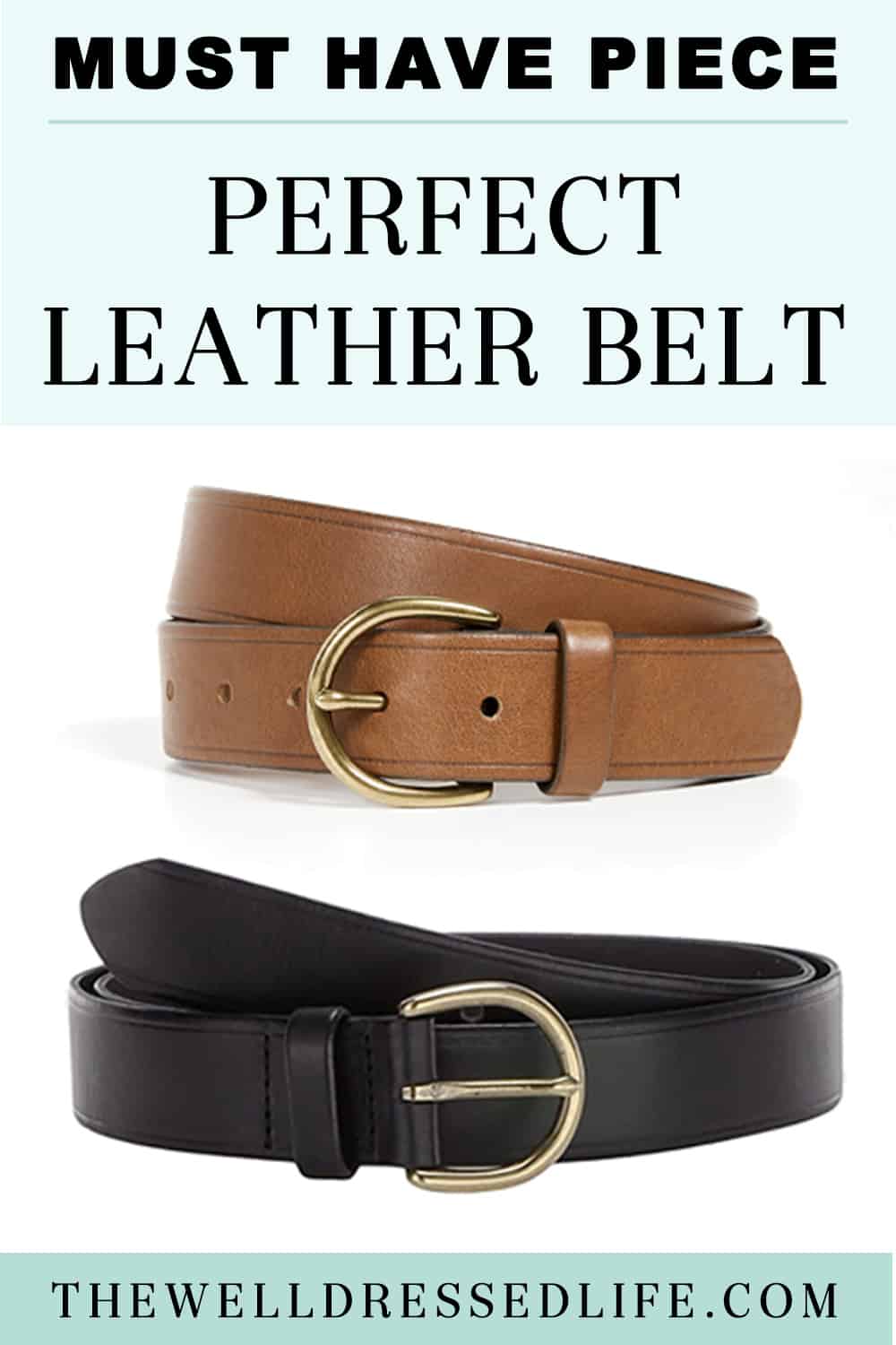 Madewell Medium Perfect Leather Belt