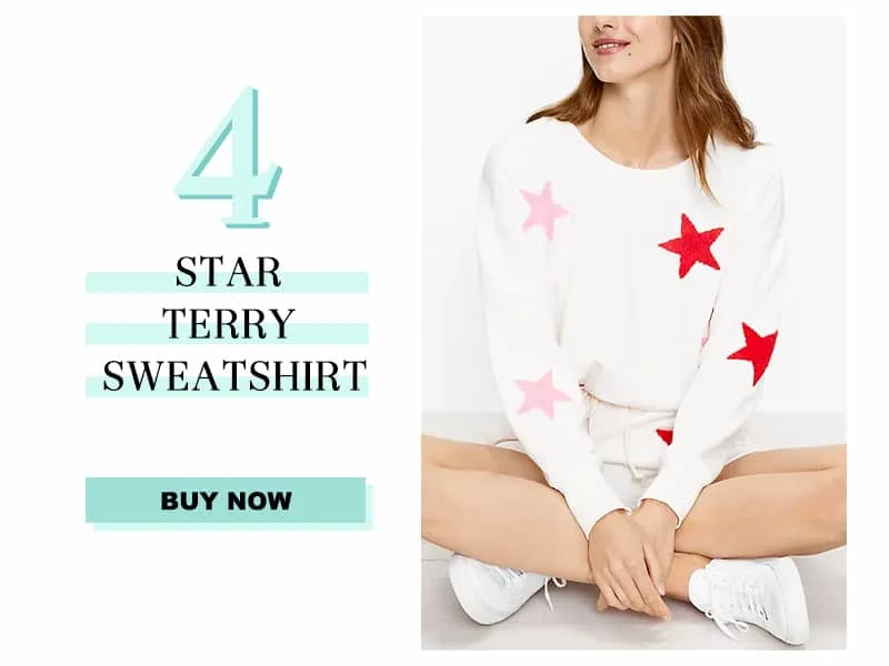 Lou & Grey Star Terry Sweatshirt