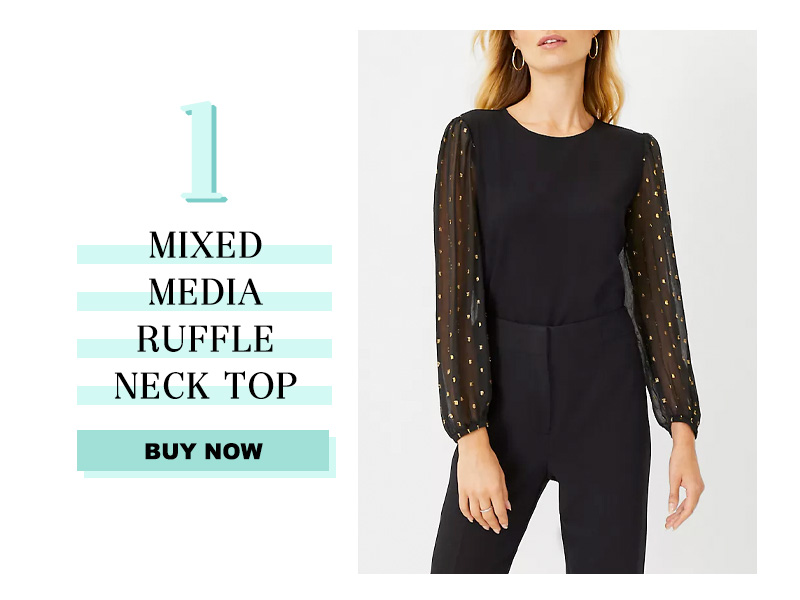 Ann Taylor Mix Media Top