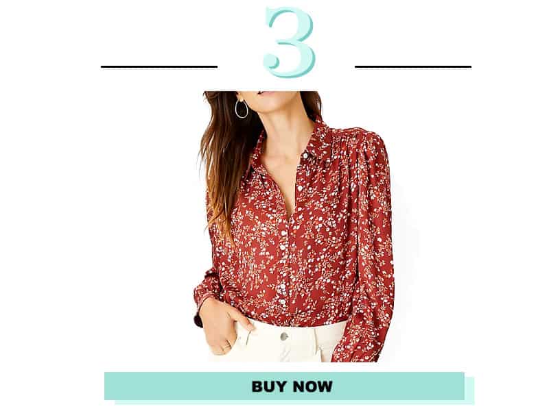 Ann Taylor Floral Blouse