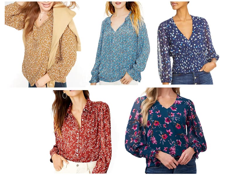 Floral Blouses for Fall