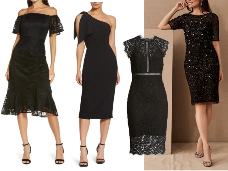 Four Not-so-Basic black special occasion dresses