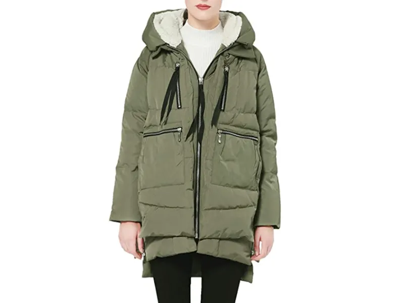 Orolay Women's Thickened Down Jacket in Olive