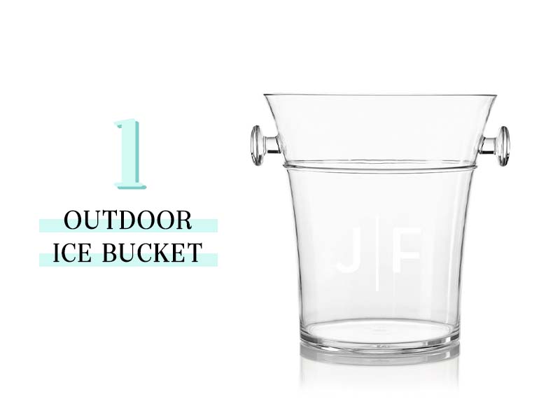 outdoor ice bucket