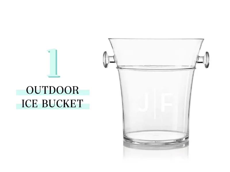 outdoor ice bucket