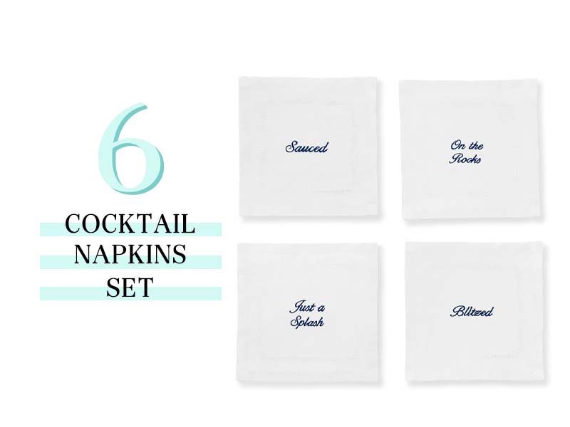 cocktail napkins set