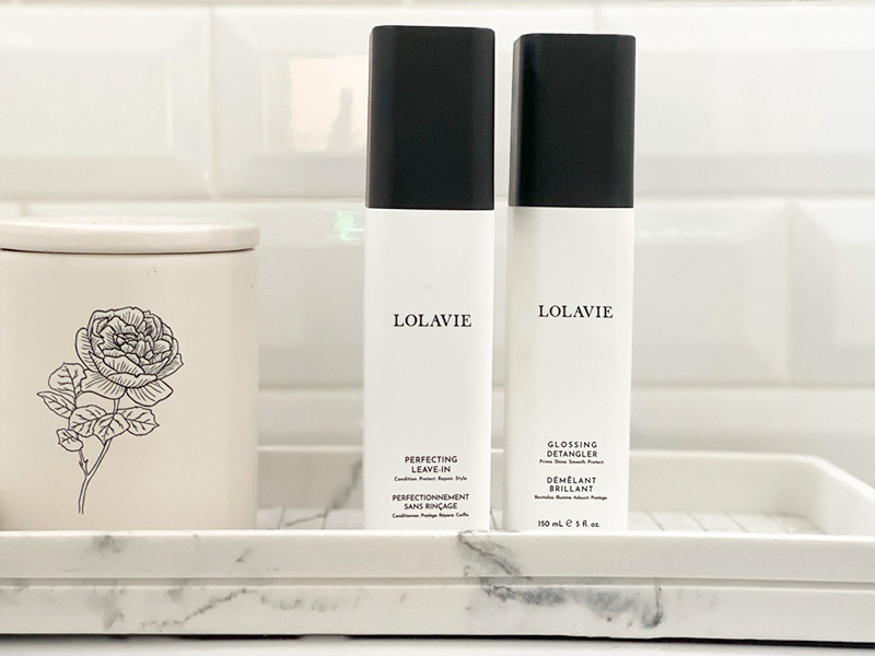 review of LolaVie perfecting leave-in and glossing detangler