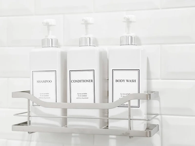 Shampoo, Conditioner, and Body Wash | How to Create a Guest Room When You Don't Have One