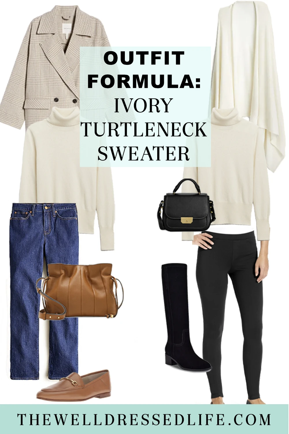 Outfit Formula: The Ivory Turtleneck Sweater