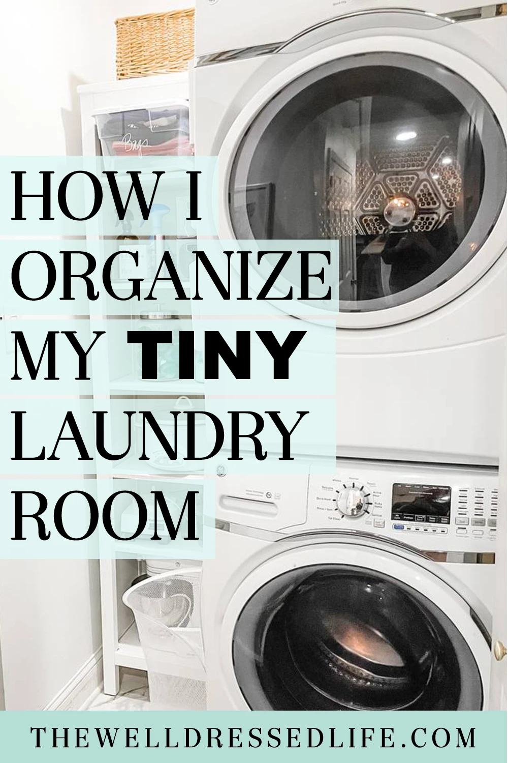 How I Organize my Small Laundry Room