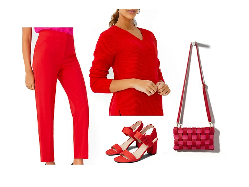 red pants outfit ideas