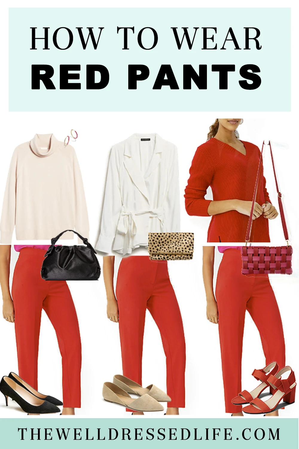 Red Cigarette Trousers