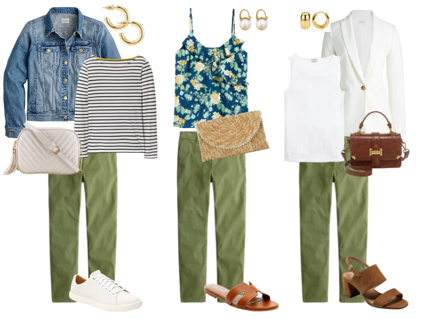 3 Chic & Easy Ways to Wear Olive Green Pants