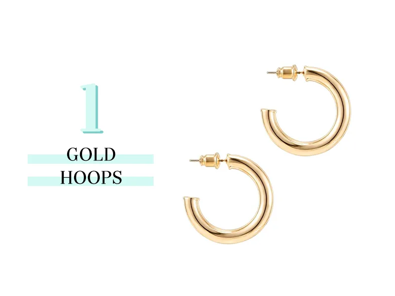 Gold Hoops from Amazon