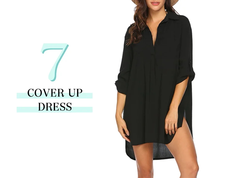 Coverup Dress in Black