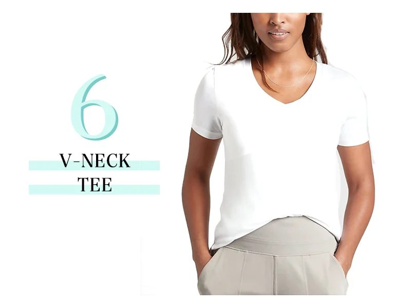 Athleta V-Neck Tee 