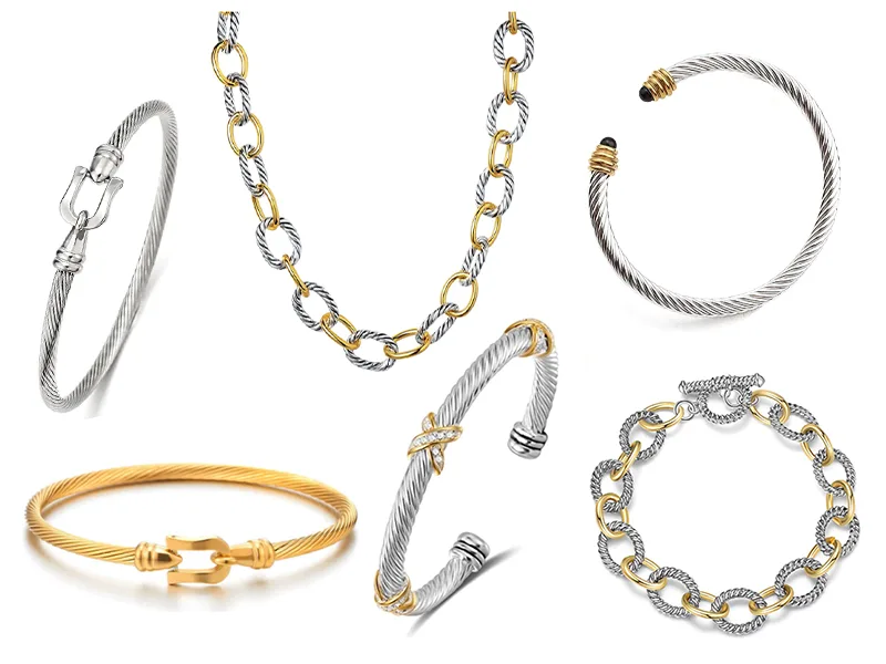 David Yurman jewelry dupes from Amazon