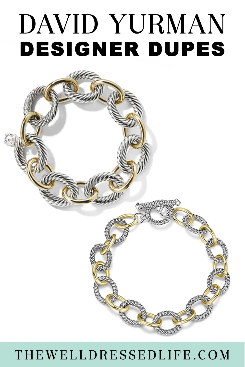 David yurman inspired cable on sale bracelets