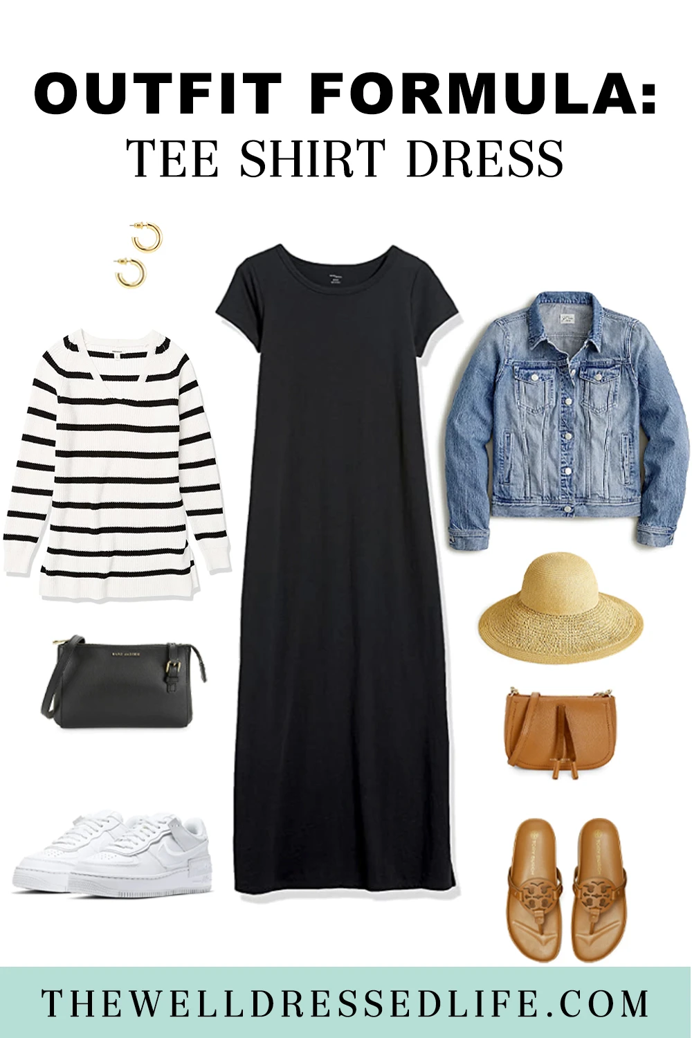 Outfit Formula: The Tee Shirt Dress