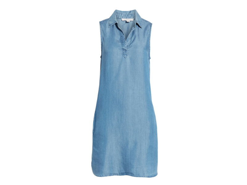 Chambray shift hotsell dress beachlunchlounge