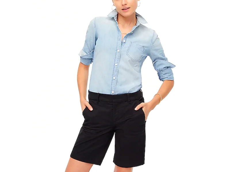 13 Ways to Wear Long Shorts and Still Look Stylish  Short outfits, Bermuda  shorts outfit, Knee length shorts