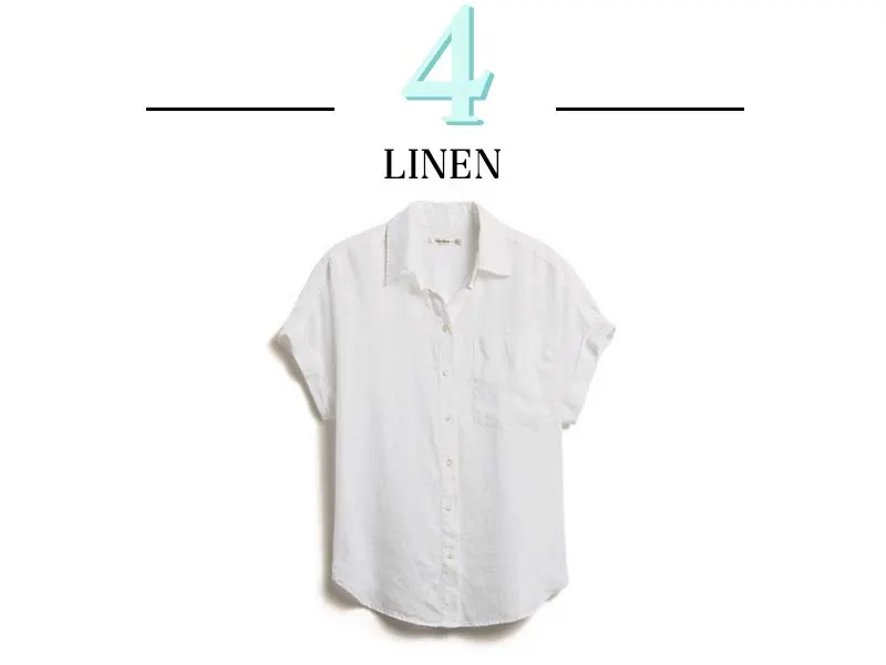 white Linen Resort Shirt