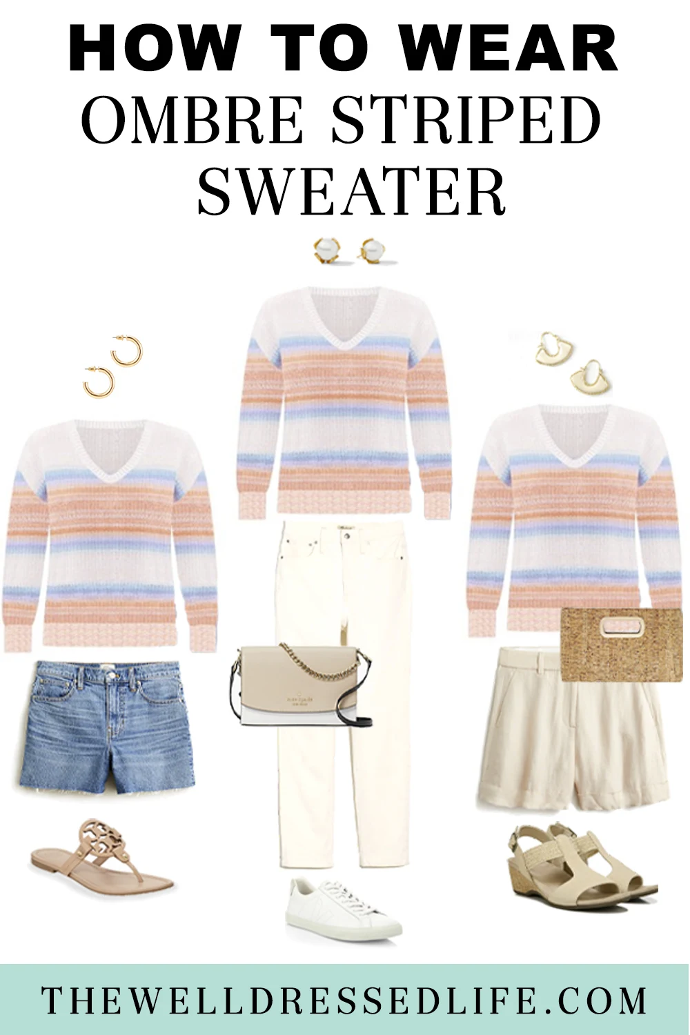 How to Wear Loft Ombre Sweater