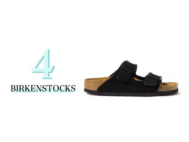 Birkenstocks in black