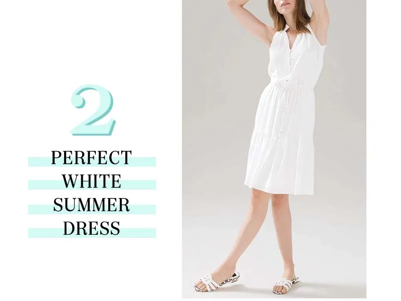 Perfect white summer dress