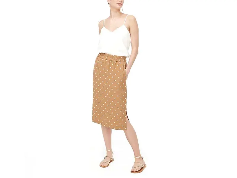 Pull on slip skirt j outlet crew