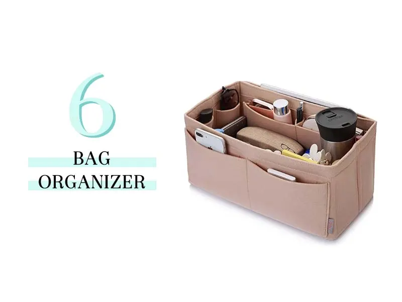 Bag Organizer in Beige