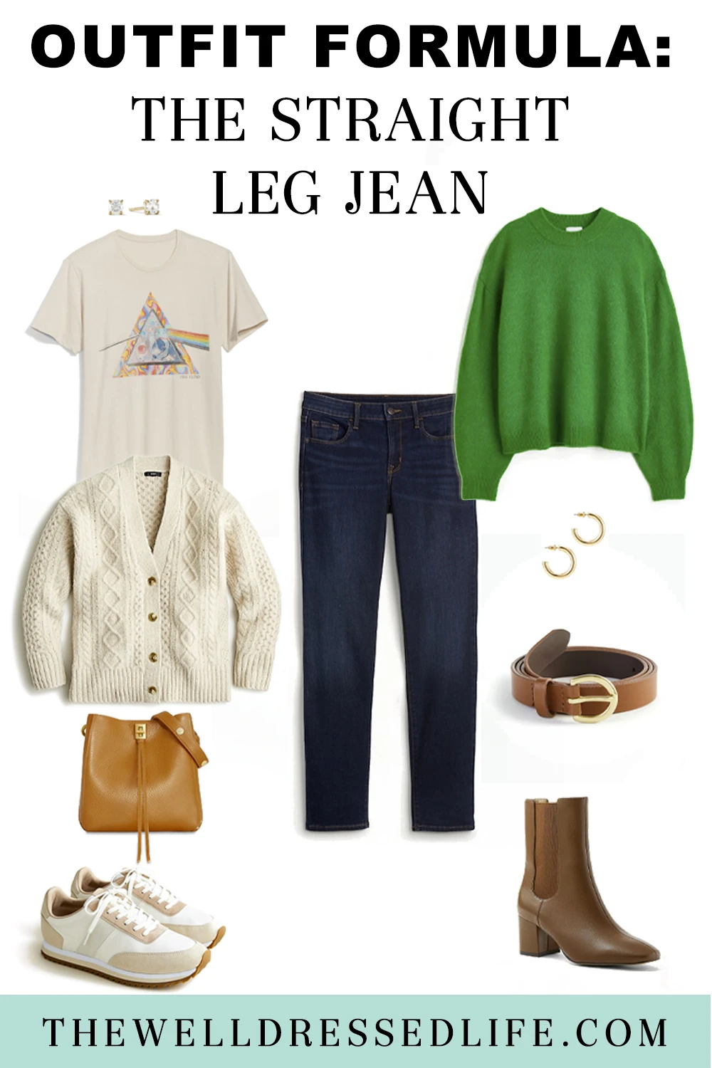 Outfit Formula: The Straight Leg Jean