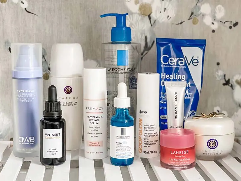 A Collection of Skincare Products