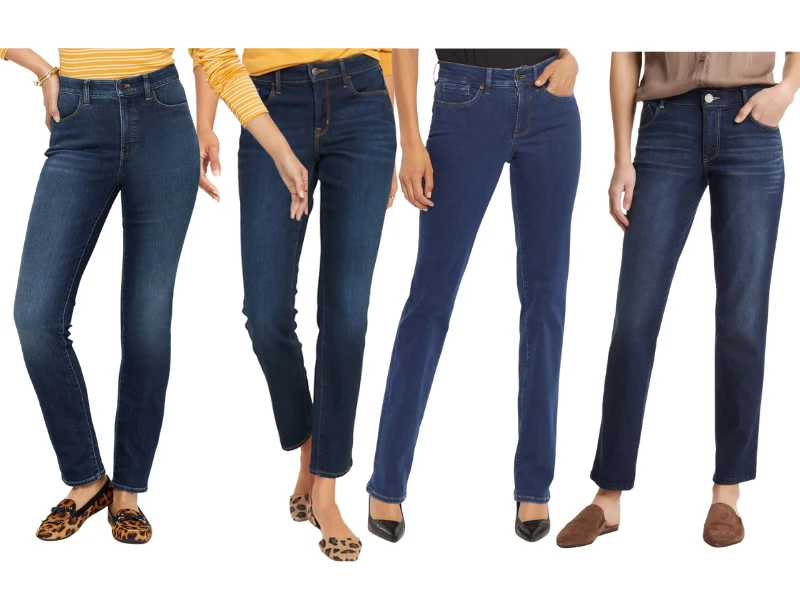 How to Style Straight Leg Jeans - Wishes & Reality