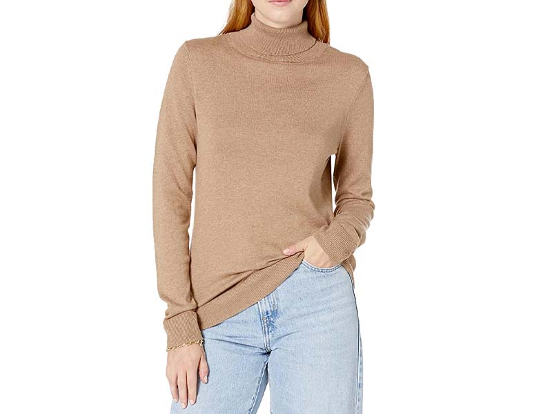 Camel colored turtleneck