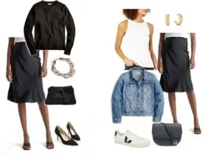 How to Wear a Bias Cut Silk Skirt