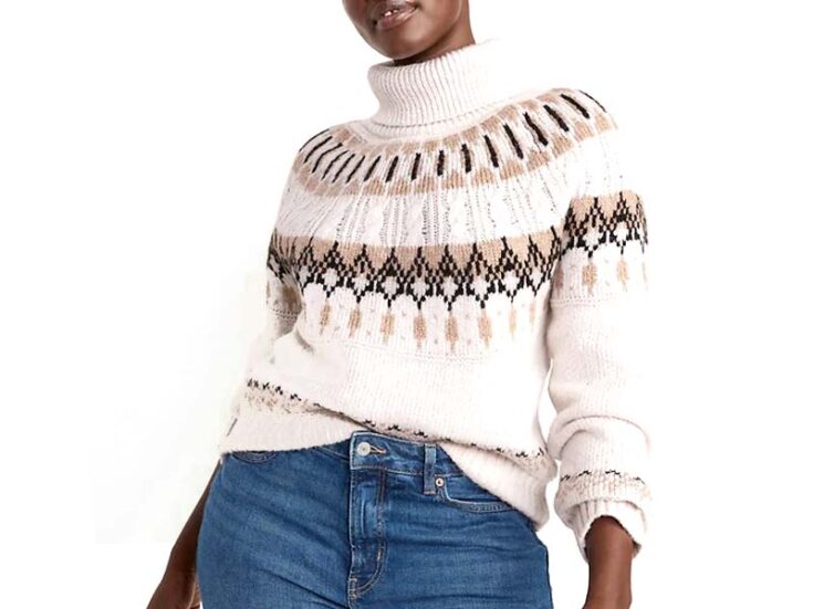 Ainsley Fair Isle Sweater - Ivory