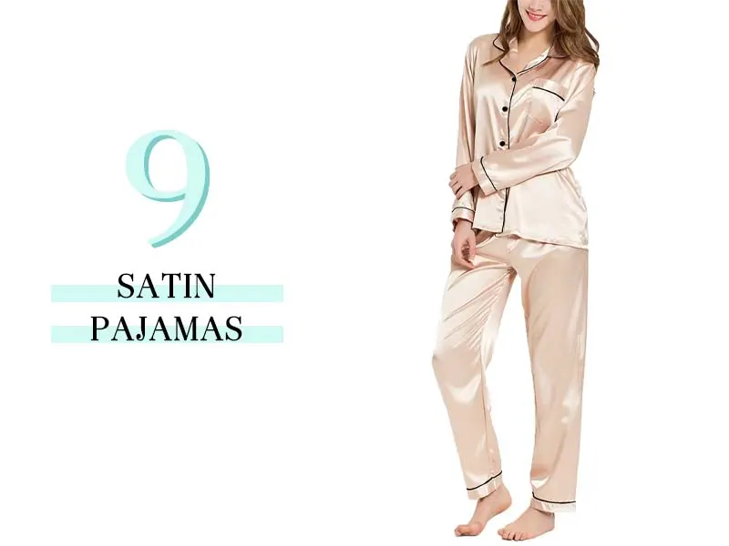 satin pajamas