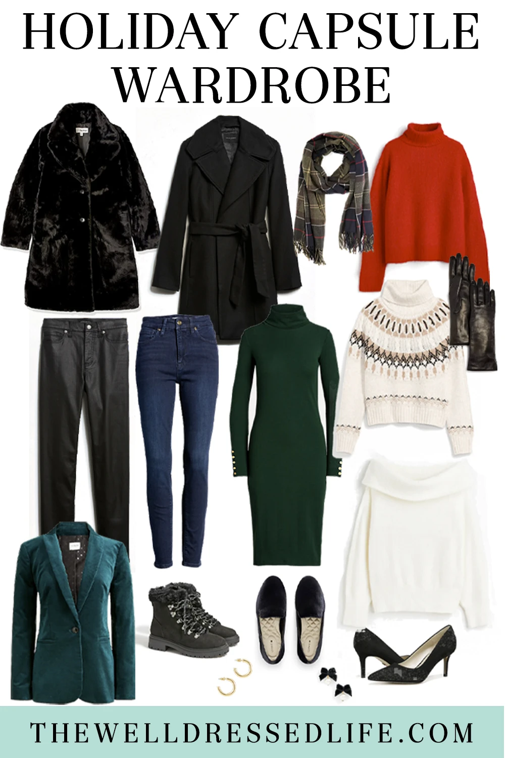 Holiday Capsule Wardrobe by The Well Dressed Life