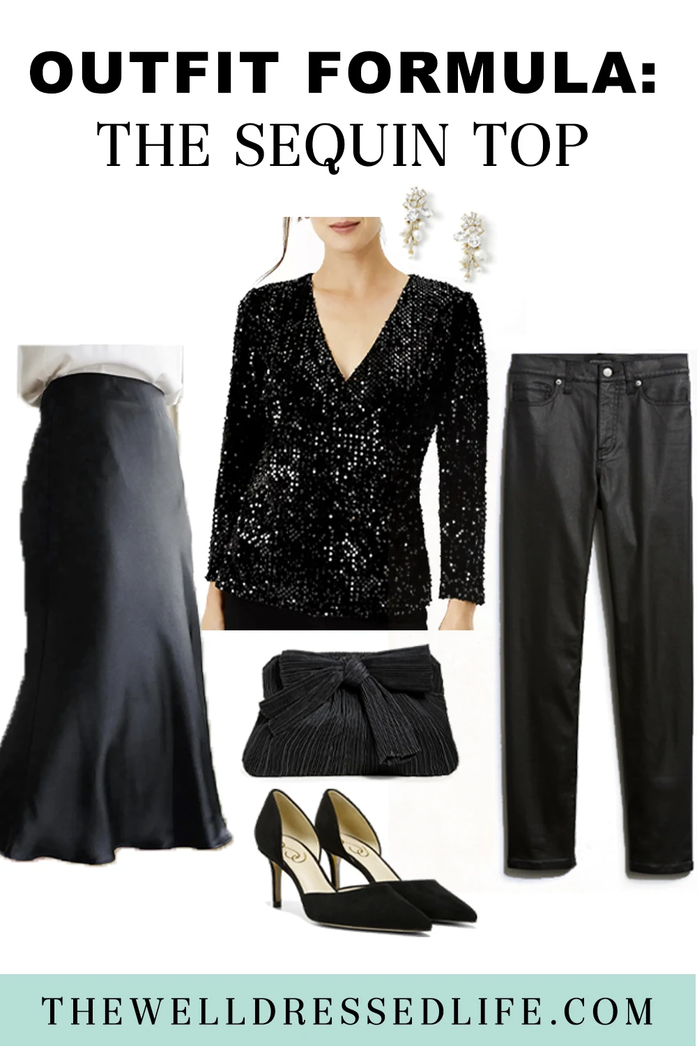 Outfit Formula: The Sequin Top